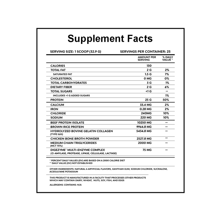 ISO Food (Whole Food Protein, Lactose Free) - HYPD SUPPS