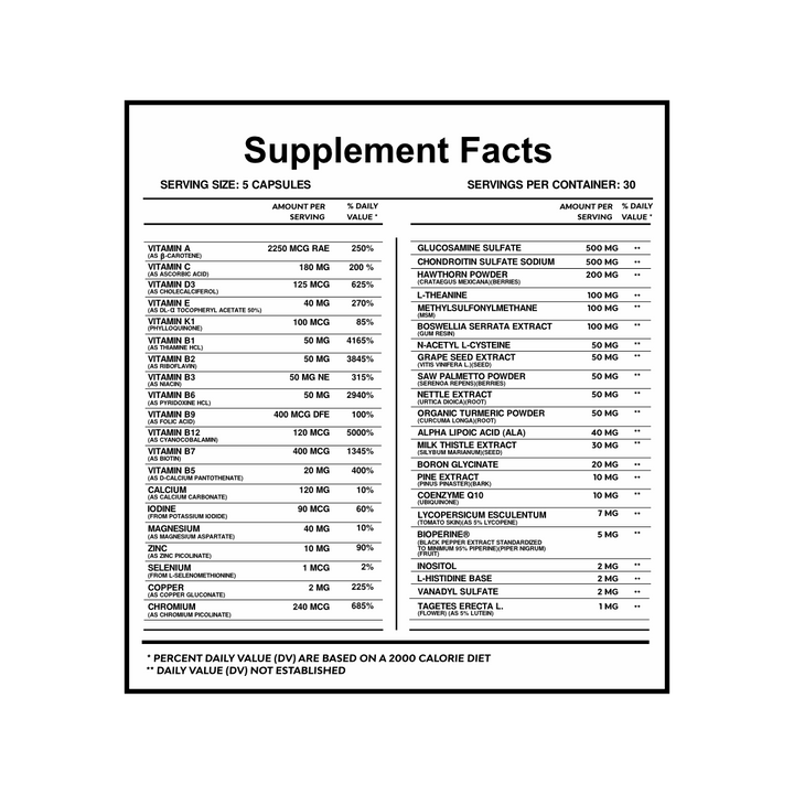 MVP (Multi Vitamin + Joint Support) - HYPD SUPPS